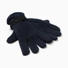 Male gloves minku, dark blue color, 25 cm