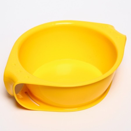 Children's plate Hello, Hippo! with a lid 400 ml, yellow color-2