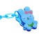 Nipple set - a dummy with a holder, SL, CL +6 months, with a cap "Butterfly", Blue