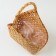 Wicker basket, 24 x 14 x 5.5 x 20/27.5 cm, sequoia