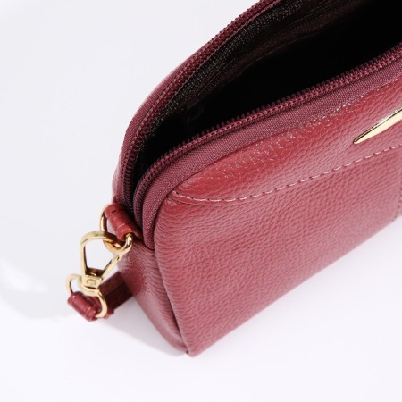 Bag Cross-Bodi with a zipper, pink color-7