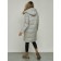 Coat insulated winter female, size 52, color gray