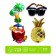 Set of foil balls "Tropics", 4 pcs.
