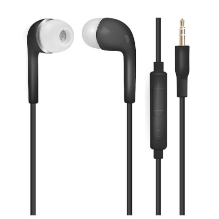 Headphones Oxion HS230BK, vacuum, microphone, 100 dB, 16 Ohm, 3.5 mm, 1 m, black