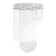 Lamp cascade "Alessandra" 7xled chrome 50x50x75cm Bayerlux