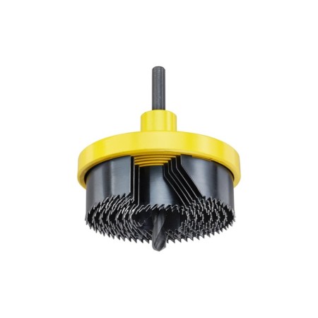 Crown Pile Set KWB, 25-63x18 mm, steel MK75, drill 6x60 mm, 7 pcs