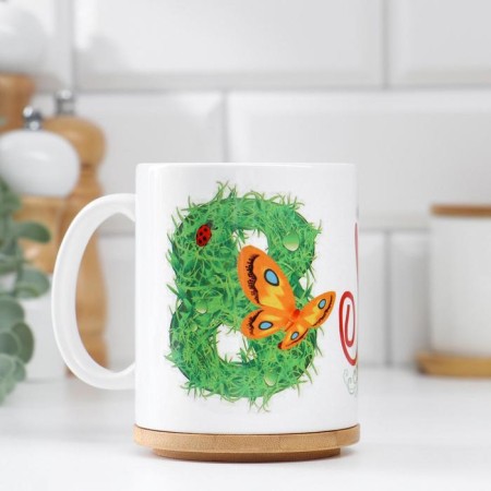 Sublimation mug "March 8", with application-1