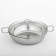 Stainless steel pan "elites", 3 l, with a triple bottom, lid