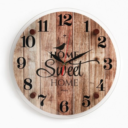 Watch wall, interior "dear house", d-30 cm, silent