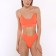 Female set (top, thongs), orange color, size 42-46