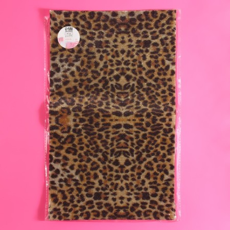 Rhinestones self -adhesive on the sheet, d = 2 mm, 40 × 24 cm, leopard coloring-5