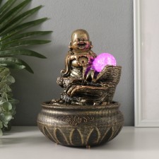 The desktop fountain from the network, the backlight 