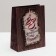 Gift laminated vertical package, packaging, “Congratulations on February 23”, S 12 x 15 x 5.5 cm