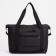 Road bag with lightning, with an increase, external pocket, long belt, black color