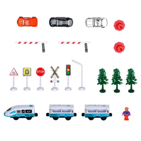 Children's Railway "My City", 103 subjects, turquoise-5