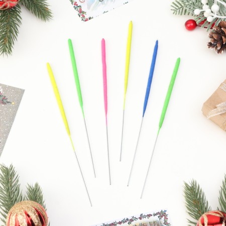 Bengal lights, 17 cm, 6 pieces, multi -colored, "spectrum"-1