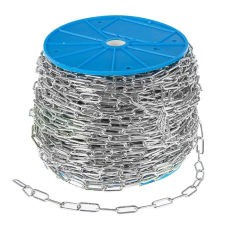 Long -green tundra chain Krep, Din763, diameter 3 mm, welded, galvanized, 100 m