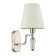 Wall lamp EVOLUCE. Sle105501-01. Reimo. 1x40 W, E14, 14.5x29 cm, Nickel color