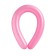 Latex Twisting ball 350, standard, set 10 pcs., Pink color