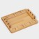 ADELICA barbecue board "3 skewers", 30 × 24 × 1.8 cm, array of birch