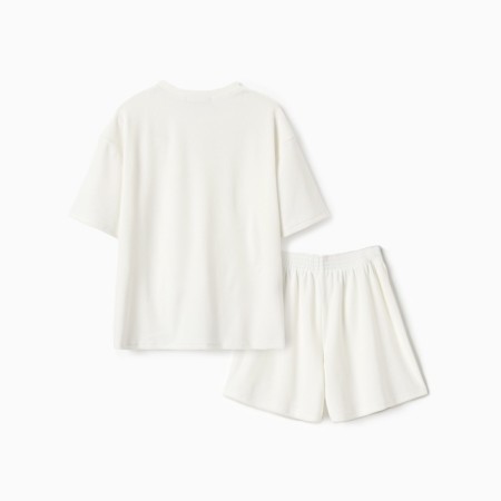 Kid for children (T-shirt, shorts) KAFTAN PLUSHY R.30 (98-104), white-10