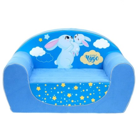 Soft toy-loop "bunnies", blue color-1