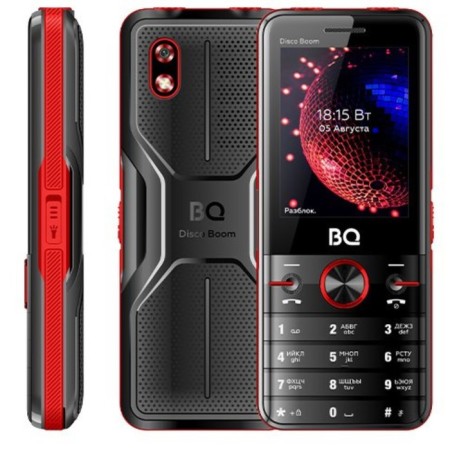 Cell phone BQ M-2842 DISCO Boom Black Red-2