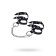 The shackles are single -layer of two Pecado BDSM straps, genuine leather, black