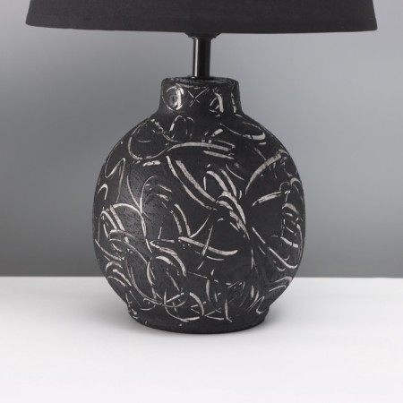 LUEZE table "Louise" 1x40W E27 Black 25x25x38, 5cm-3