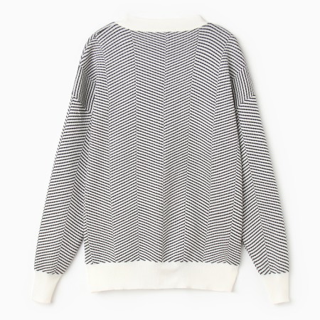 Cardigan female, white color, size One size (44-48)-4