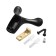 Furniture hook Cappio DOG, two -rod, black color, 4 pcs.