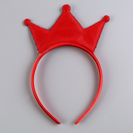 Carnival set "Stylish Princess": Rain, Red dress with a crown, height 98-104 cm-10