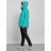 Ski costume female winter, size 60, green color