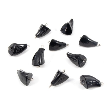 Cargo of a bullet ekescentric stained collapsible Yaman 10 pcs., 20 g, black