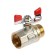 Balloon tap STT, internal/outer thread 3/4 ", butterfly, nickelly brass