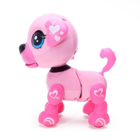 Interactive puppy "Little Friend: Roxy", sings songs, pink color-2