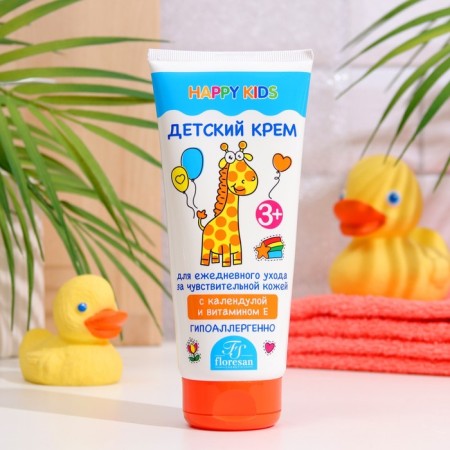 Children's cream, hypoallergenic Floresan "with calendula extract and vitamin E" 200ml-3