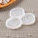 Silicone Mold for candy and chocolate "Pumpkin", 11 × 8.5 cm, pumpkin 5 × 4 cm, transparent color