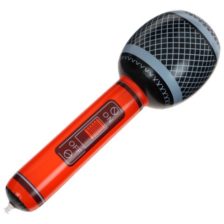 Inflatable toy "microphone", 40 cm, mix color-3