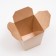 Box for noodles "Wok" team, craft, 10 x 10 x 10.5 cm