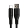 Type -C cable - USB, 5 A, TPE braid, thickened, 1 meter, black