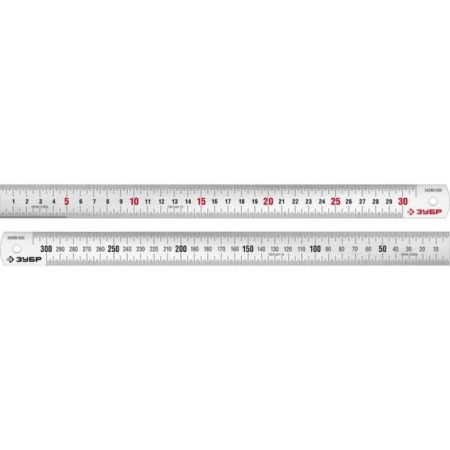 The stainless ruler of the pro-30 34280-030, reinforced, 300 mm-1