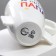 Ceramic mug "Dad", 300 ml, white color