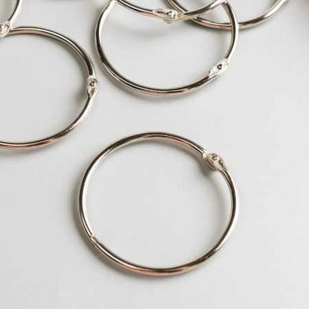 Ring for creativity (for photo albums) "silver" int. D = 5 cm external. D = 5.5 cm-1