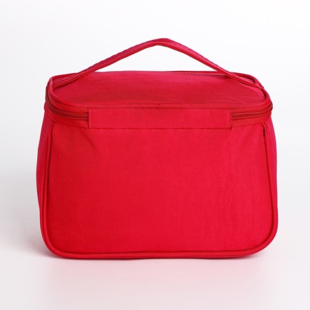 Lightning cosmetic bag, raspberry color-1