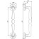 Fuaro PALAZZO PULL SM AB-7 handle, matte bronze, 1 pc.