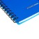 Notebook A6 (120 x 146 mm), 80 sheets in a cage on the crest Erichkrause "Ice Metallic", plastic cover, elastic band, offset unit, white 100%, mix