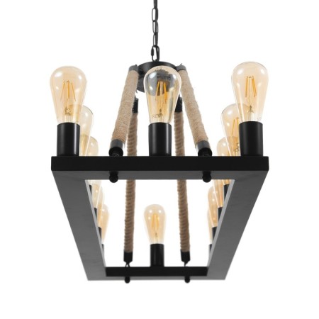 Herda chandelier 14he27 40w Black 85x35x40cm Bayerlux-5