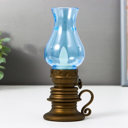 Night "Kerosene Lamp" LED candle from 3xlr44 batteries 5.5x5x14 cm Risalux