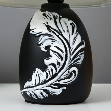 Highway lamp 16537/1BK E14 40W Black and white 17.5x17.5x26.5 cm-4